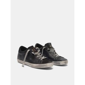 Golden Goose Super-Star Sneakers with Perforated Star